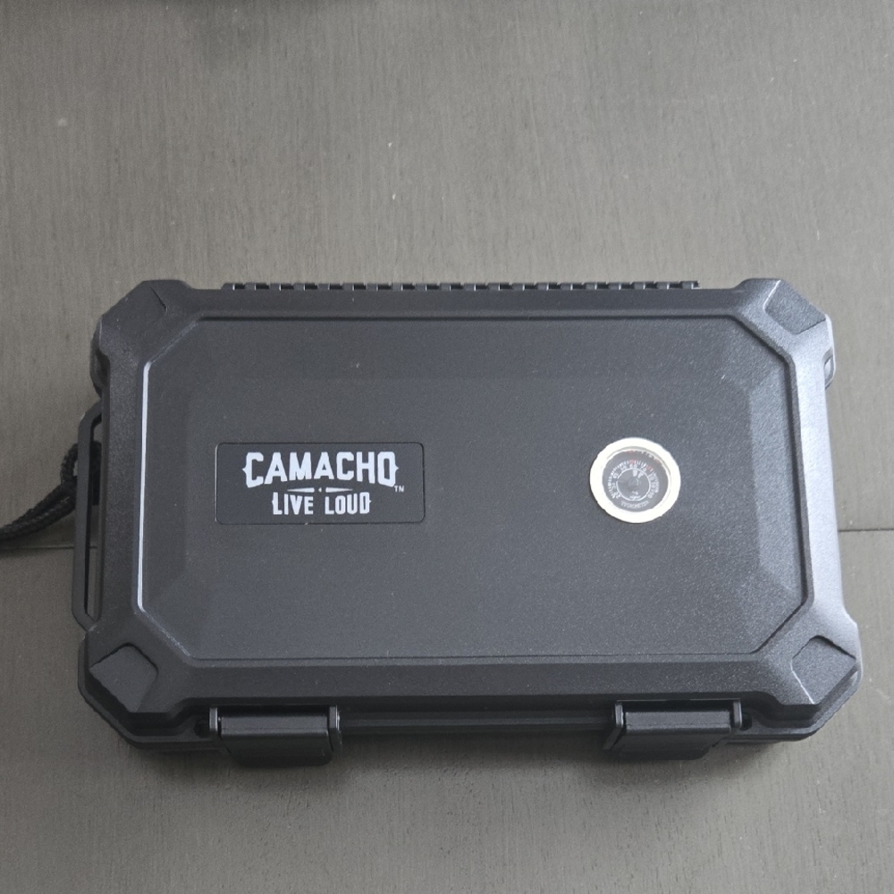 Camacho Live Loud Black Travel Humidor Case